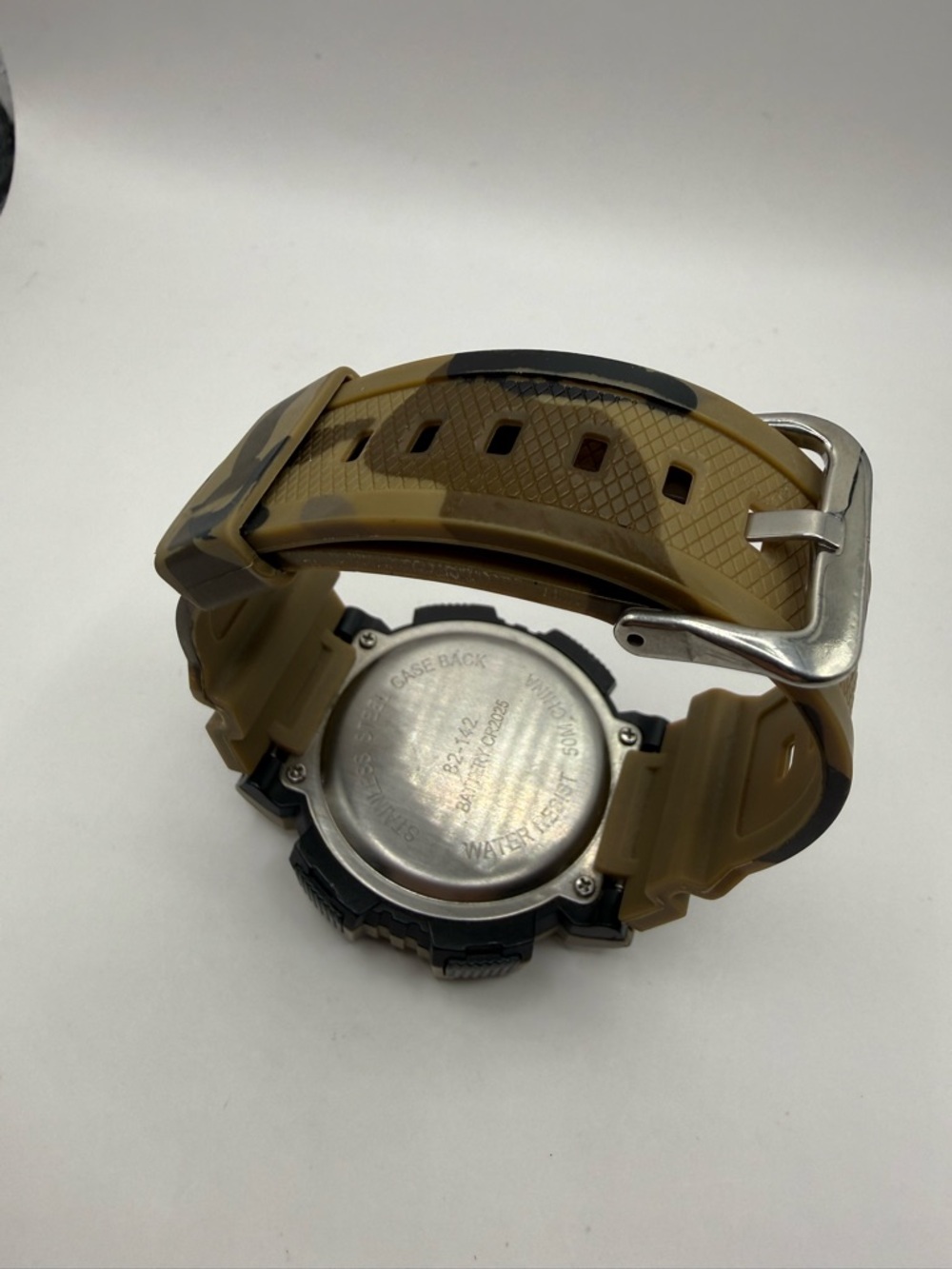 George Men's Digital Camouflage Patterned Sport Wristwatch Plastic Strap - Picture 7 of 9